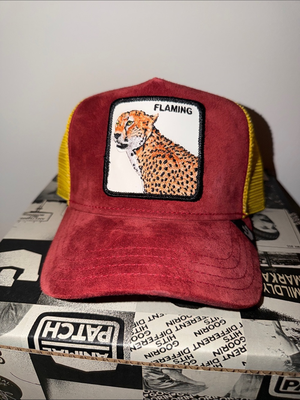 GOORIN TRUCKER FLAMING